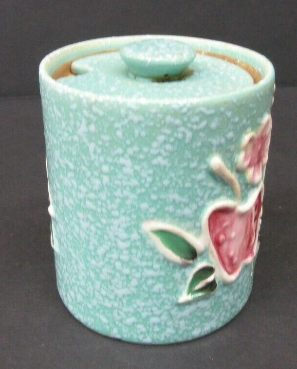 VTG Lipper Mann Blue Mosaic Sugar Bowl Hand Crafted