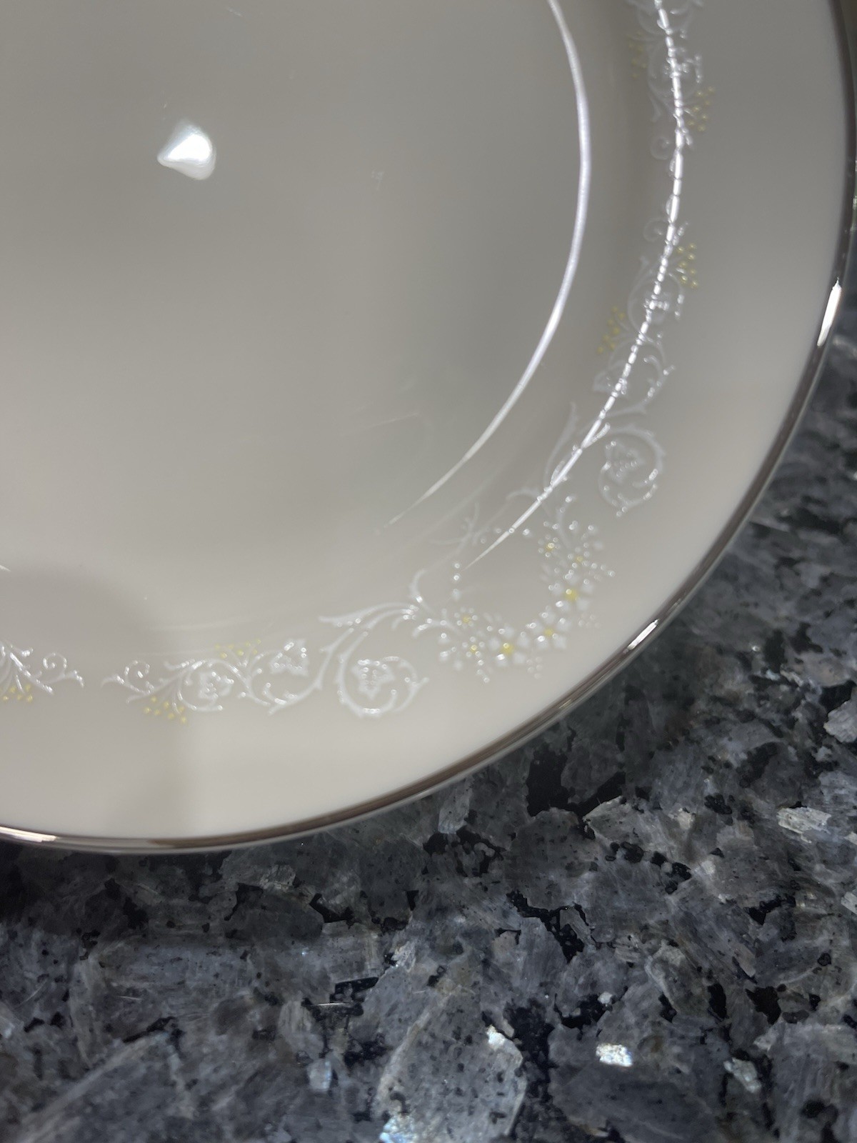 Pickard “Poetry” Porcelain Set Of 2 Bread Plates 6 1/8 In. Made In USA