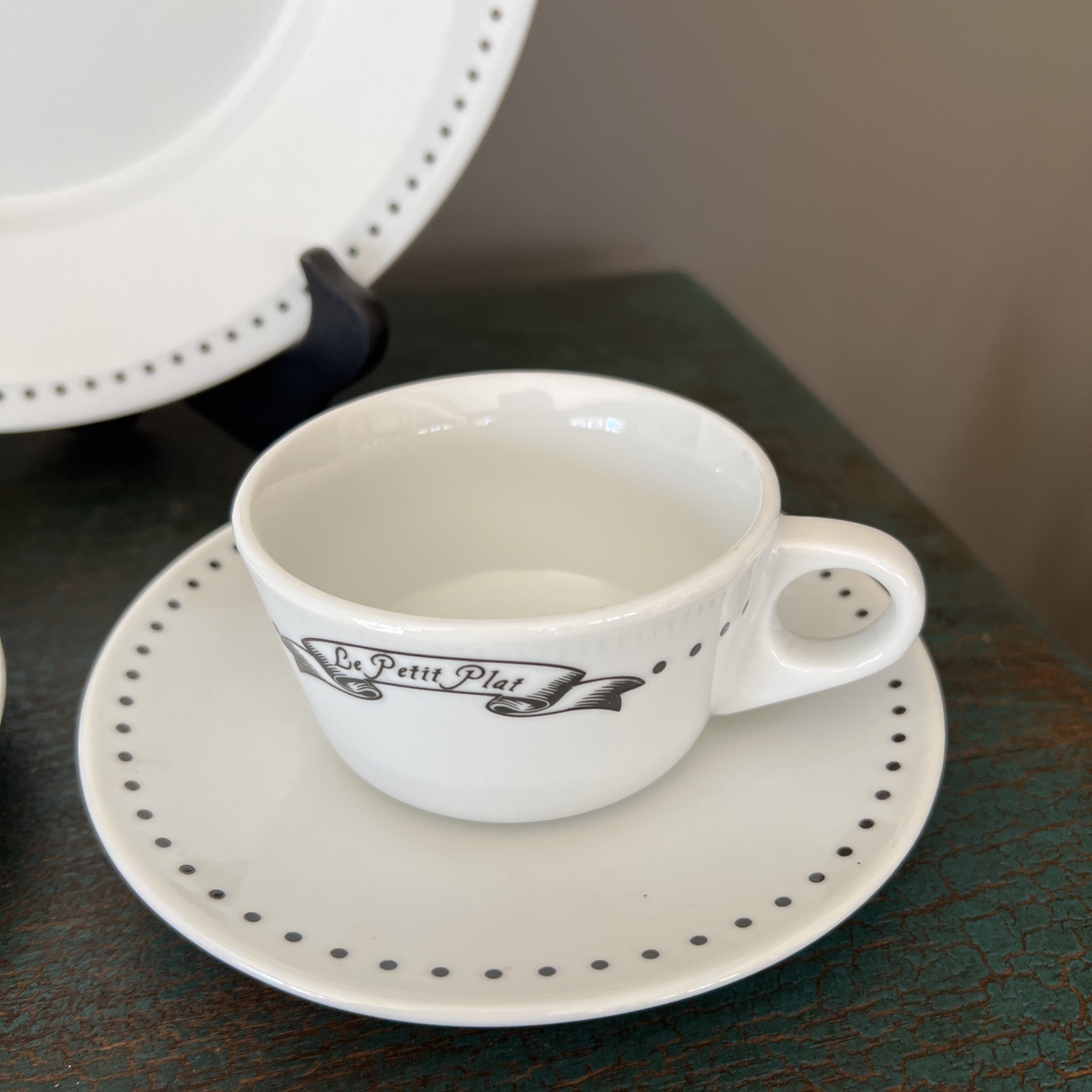 MARKETPLACE BISTRO DINNERWARE 4 PIECE PLACESETTING MENU DESIGN