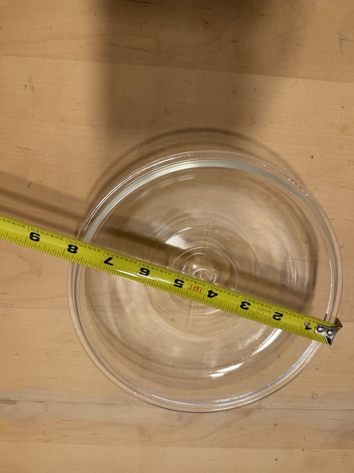 Vintage Pyrex Replacement Glass Lid 623C Round 8″ Lid Only Clear Casserole Cover