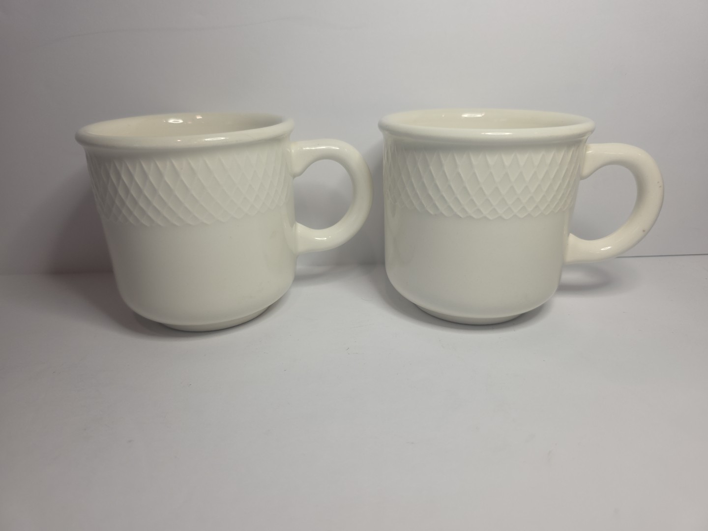 2x Windsor Browne WIB11 (1) 3 1/8” Coffee Mug Cups Made In Italy Vintage