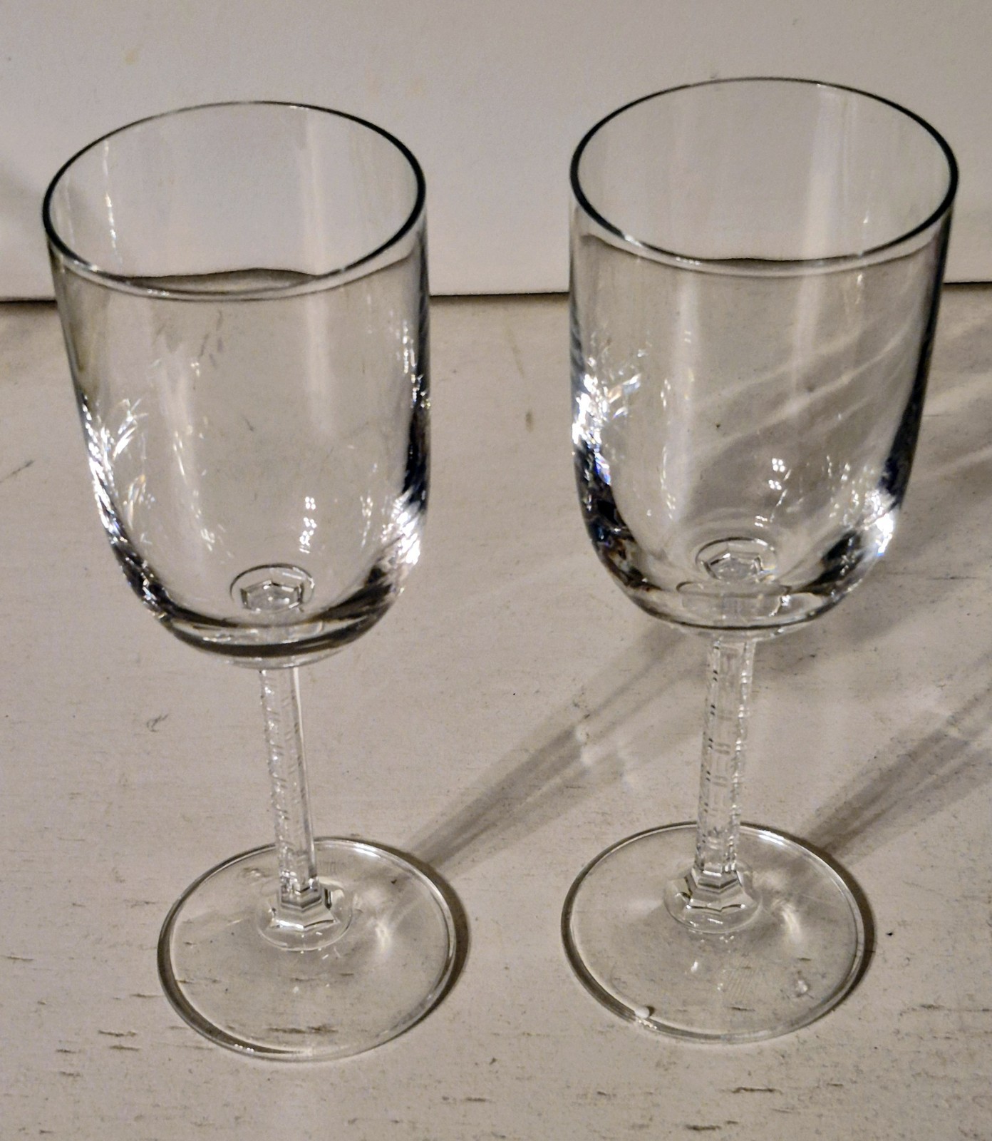 Set Of 2 Spiegelau Galeria #609 Stem Crystal Clear Cordial Liquer Port Glasses