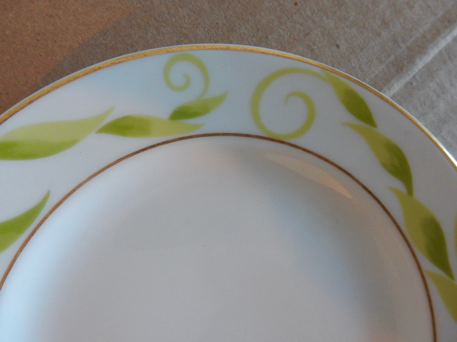 Bernardaud Frivole 6 1/2 in Porcelain Salad-Appetizer-Bread Plates Unused-Each