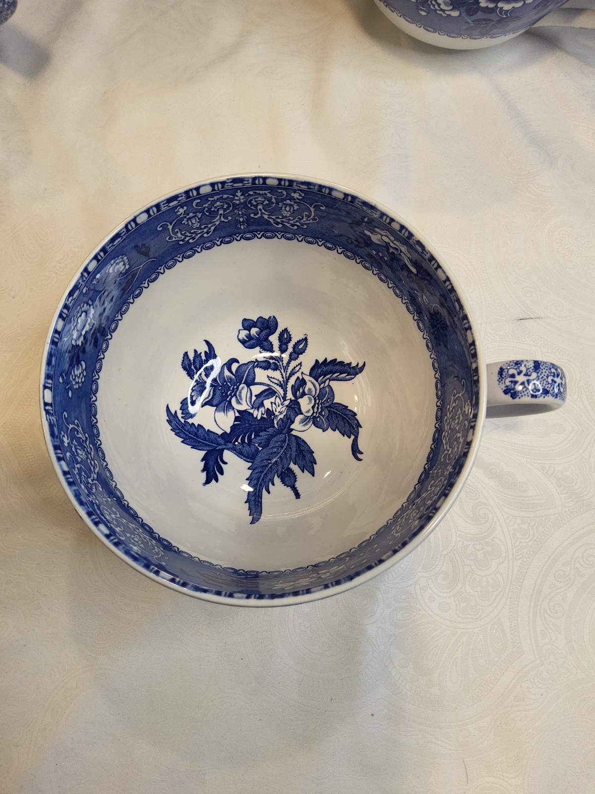 Spode Vintage Copeland Camilla Large Soup Cup and Saucer – 2 Piece Set.