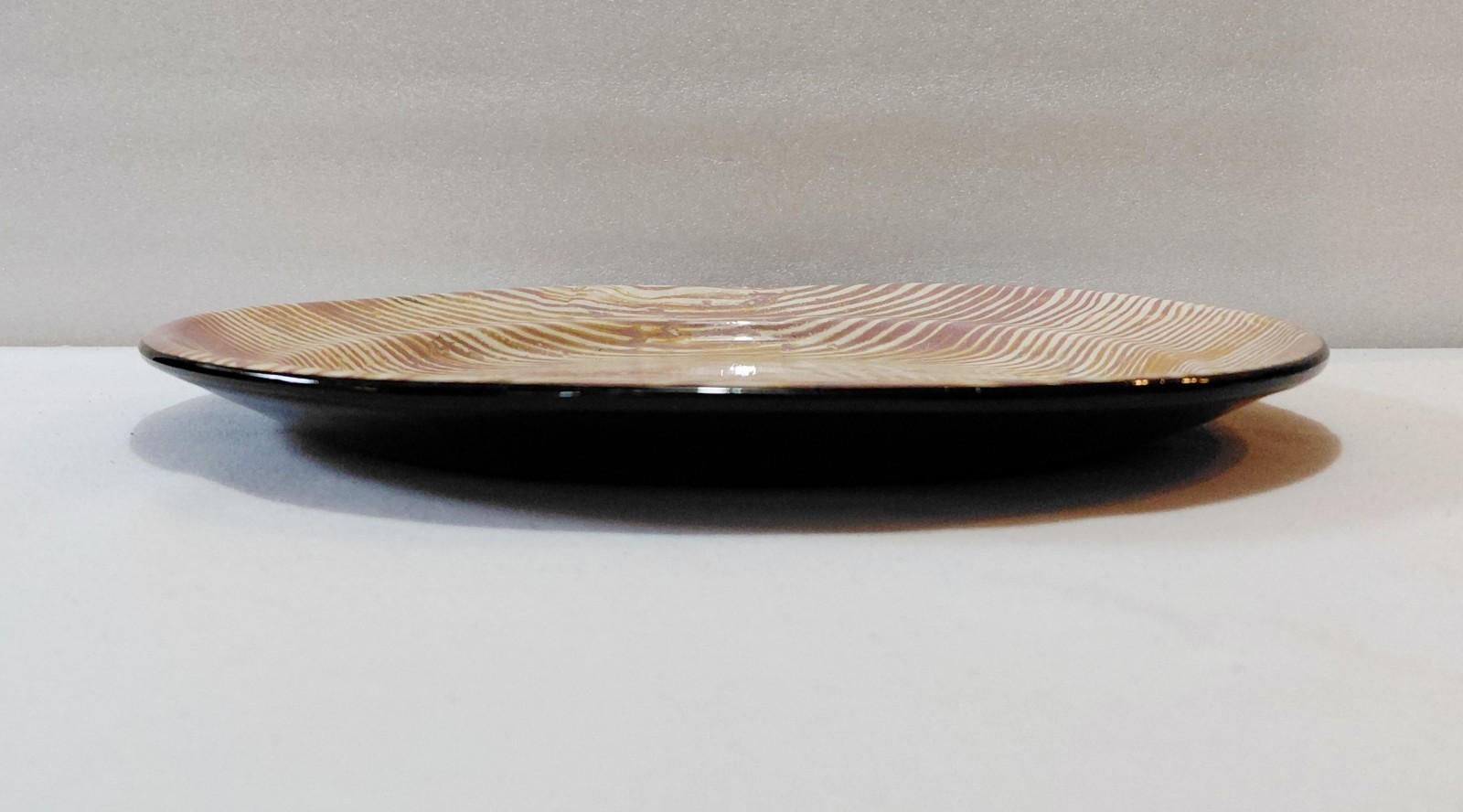 Claudia Reese Dinner Plates 11 1/4″ Abstract Cera Mix Post Modern Pottery Vtg 6