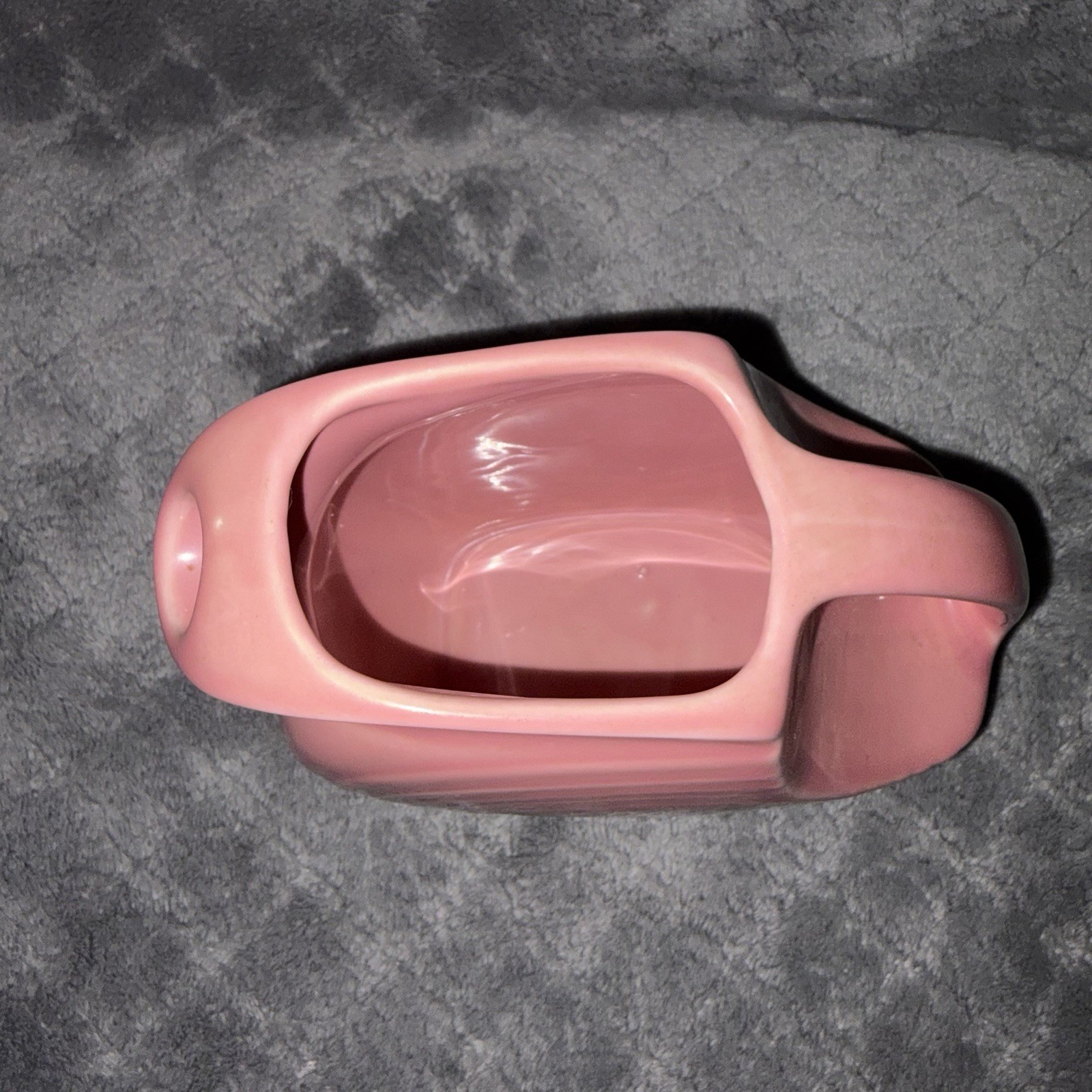 VTG 1950s 60s Pink Fiesta Disc Lemonade Tea Water Pitcher 6” USA HLC (1951-1959)