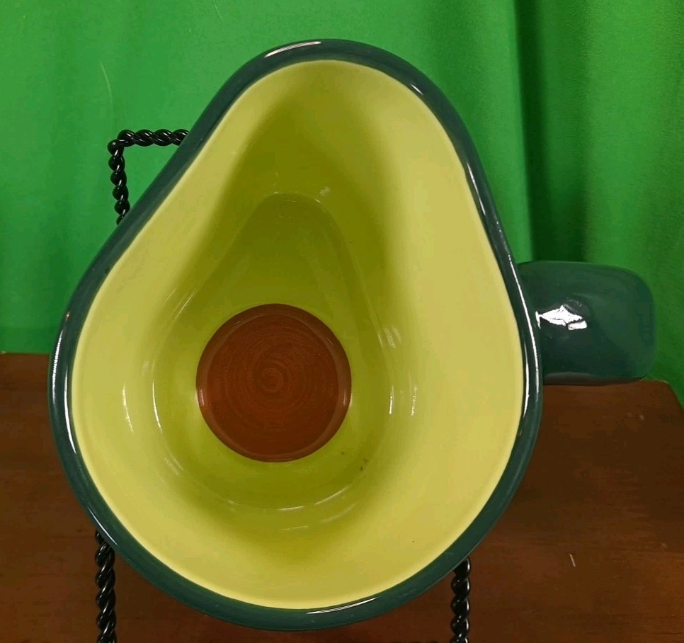 New Target Tabitha Brown Avocado Shaped Green Stoneware Mug 16oz Hot And Cold