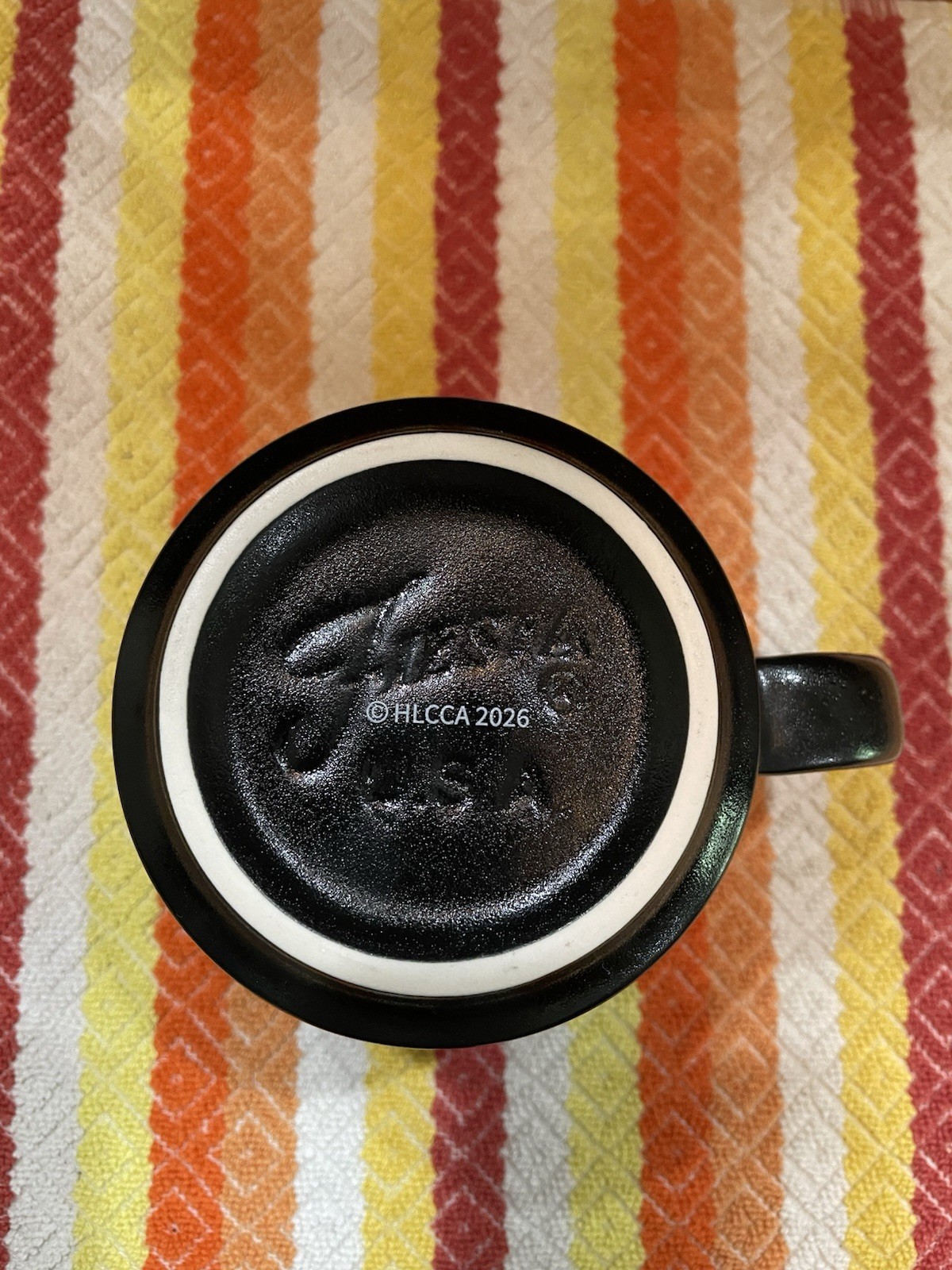 Fiesta HLCCA Stacking Mug Bear On Foundry 2026 Exclusive Pristine 16 Oz