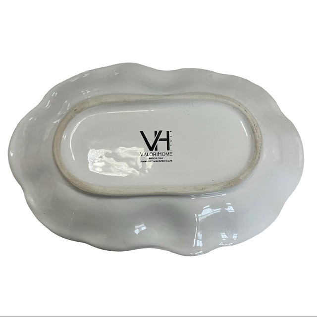 Vintage Valori Home Italian Ceramic Bunny Serving Plate – Easter – Made in Italy