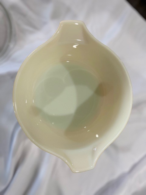 Vintage Pyrex Garden Medley 475 Casserole Dish w/ Lid 2.5 Qt Floral Small Chip