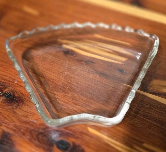 Vintage 14″ Anchor Hocking EAPC Glass 7-Piece Relish Set Tray Platter Beta Sigma