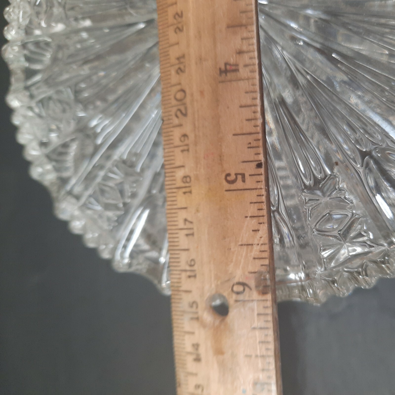 70’s Glass Round w/ Lid 3-Section Relish, Candy, 6″ Serving Dish Bowl