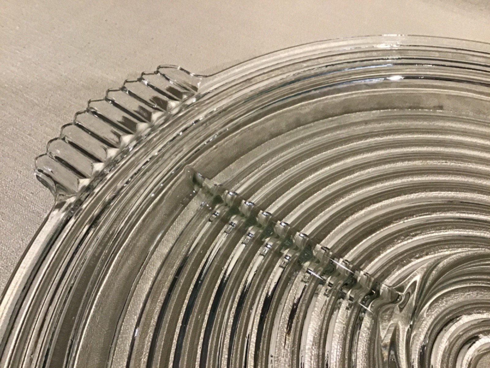 VTG Anchor Hocking Manhattan 5 Section Divided 15.5″ Relish Tray w/ Handles