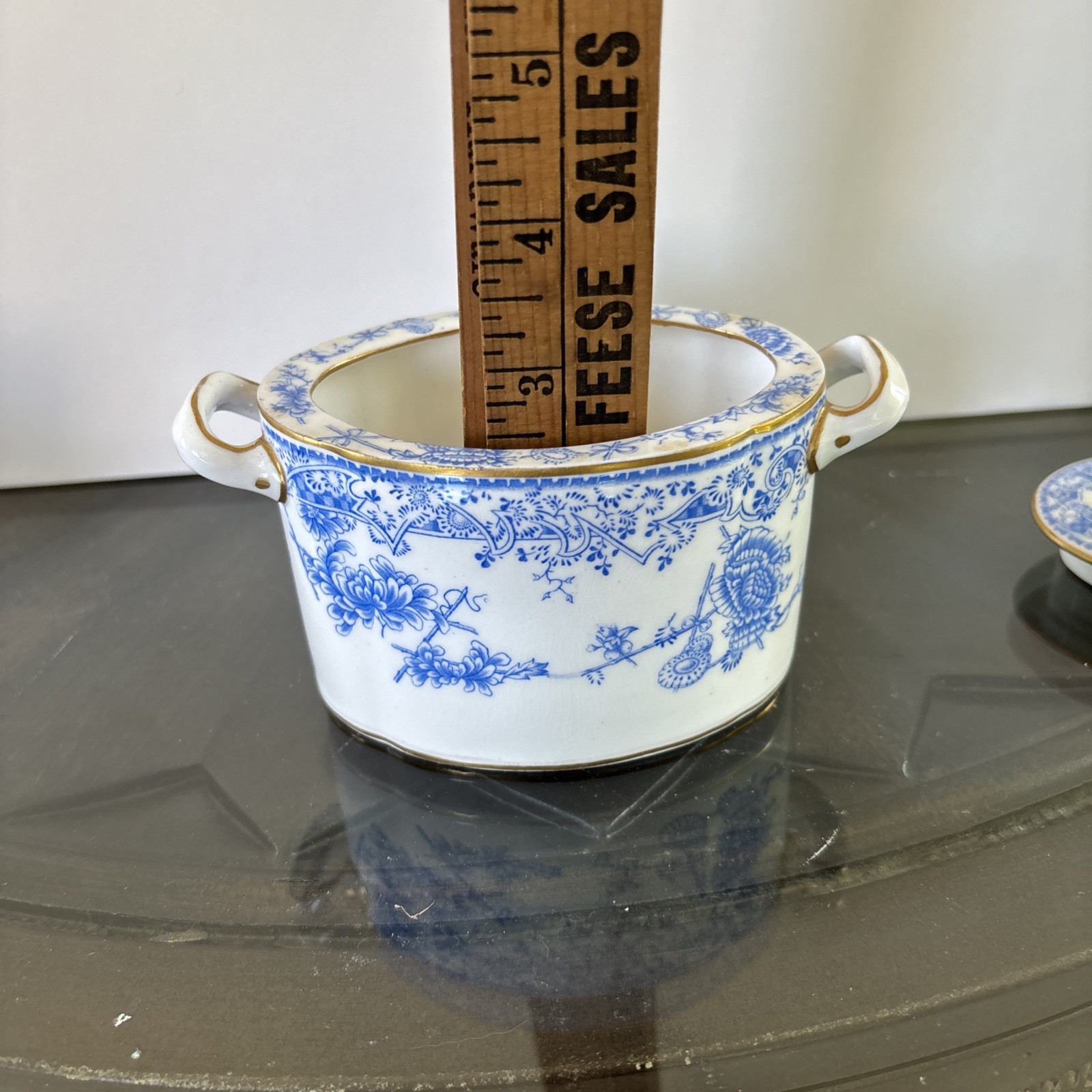 Minton Melton Pattern Blue Transferware Pieces