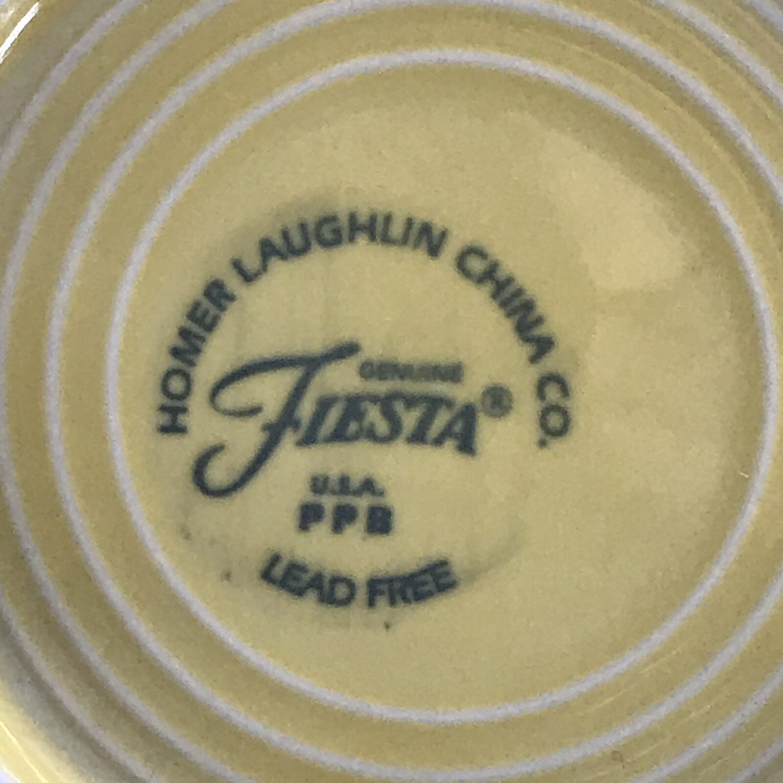 Fiestaware Yellow Sunflower Saucers 2000’s Contemporary Original – Lot of 2