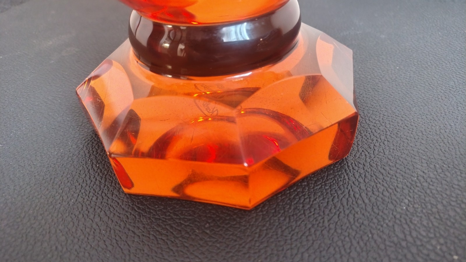 Moser Karlovy Vary Art Deco Crystal Bohemian Bonbon Dish