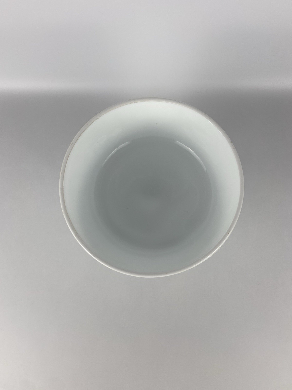 FTD Milk Glass Pedestal Bowl White Floral Compote Dish Vintage Discoloration