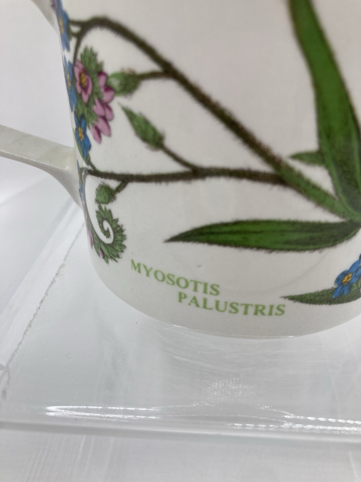 Small Portmeirion Botanic Garden 3″ Creamer or Syrup Pitcher – Forget Me Not VGC