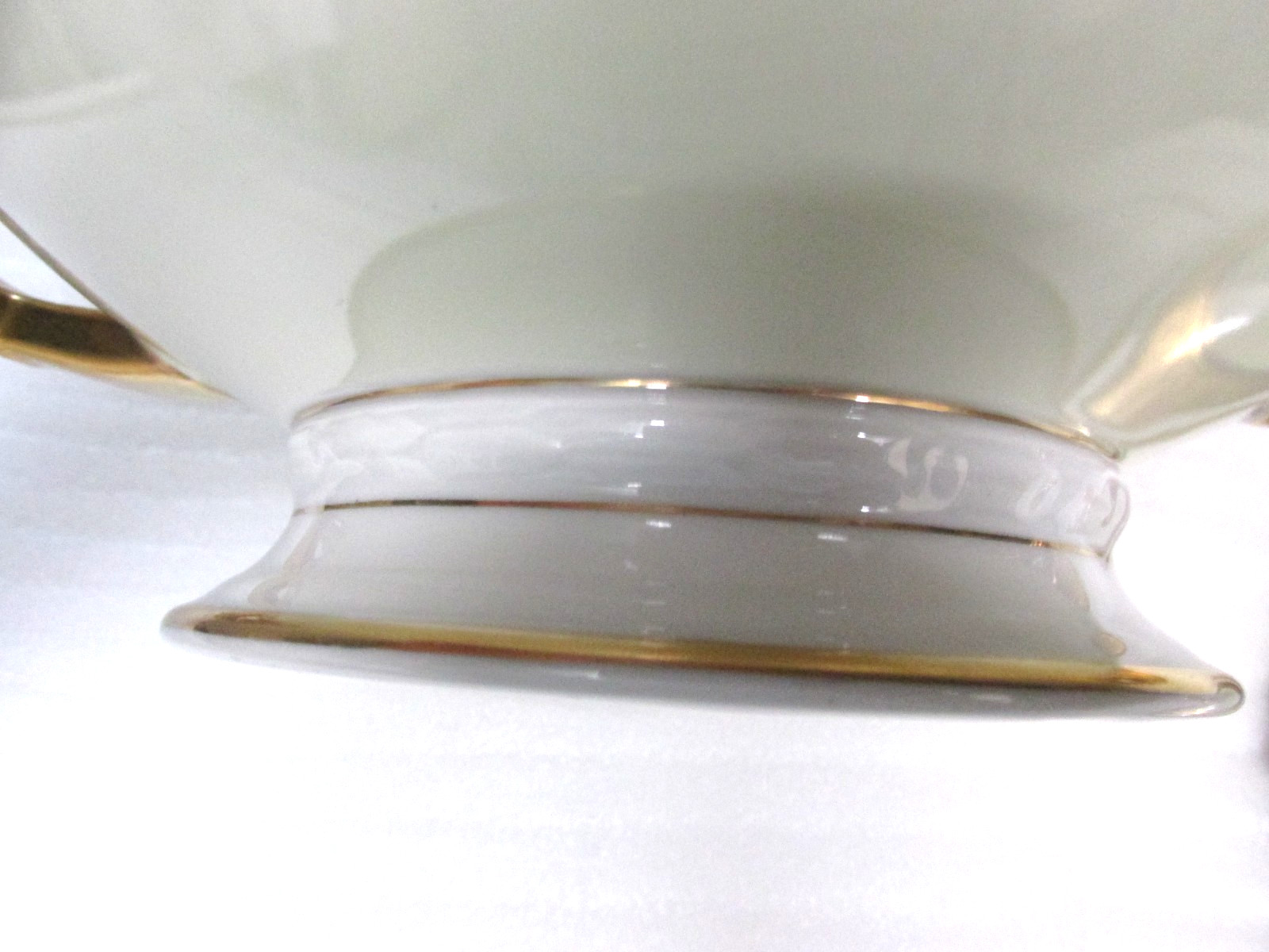 J. S. Maier & Co. Gold & Cobalt Blue Covered Serving Dish