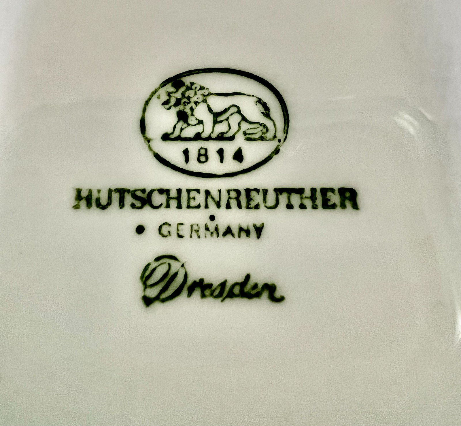 Moritzburg by Hutschenreuther Dresden Flowers Germany Porcelain Scalloped Edge