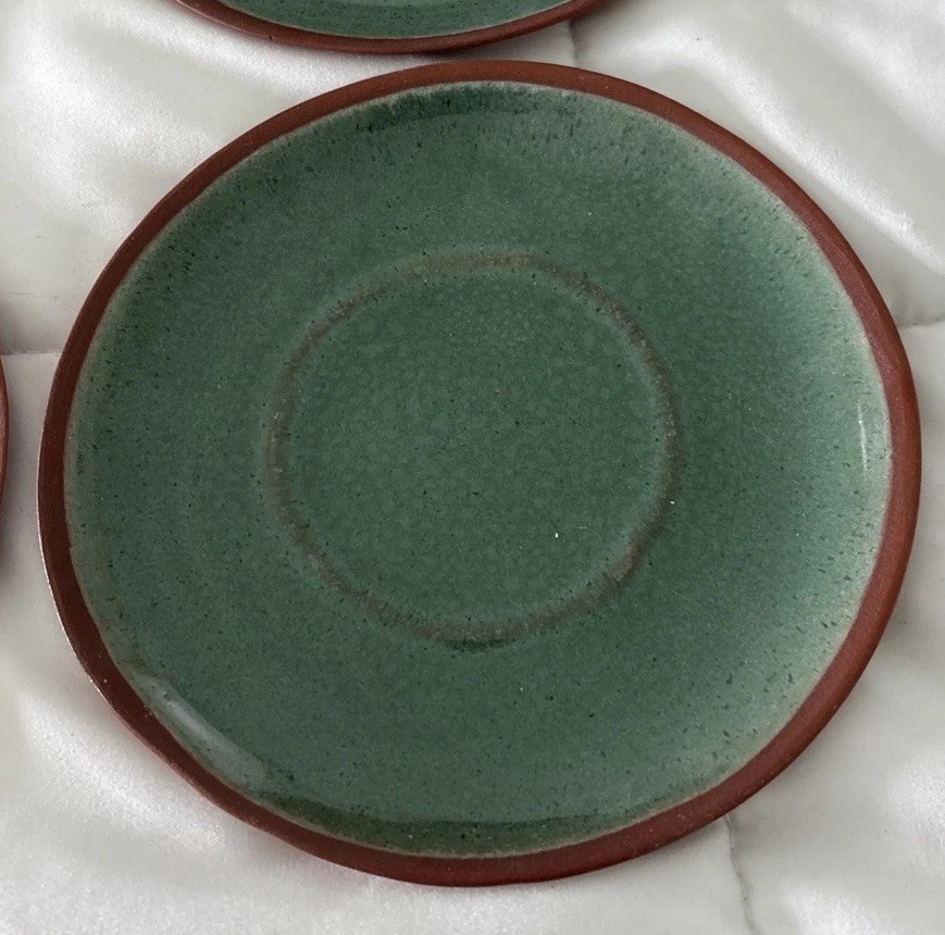Beatrice Albert for Albert Of Georgia Southern Harvest Pottery Set Of 4 Saucers