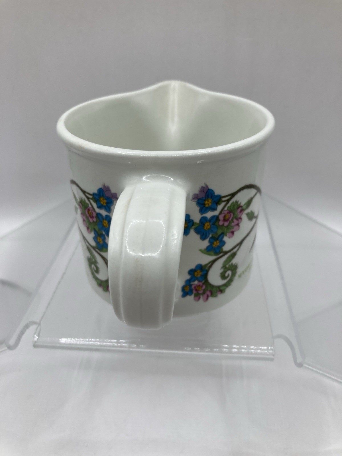 Small Portmeirion Botanic Garden 3″ Creamer or Syrup Pitcher – Forget Me Not VGC