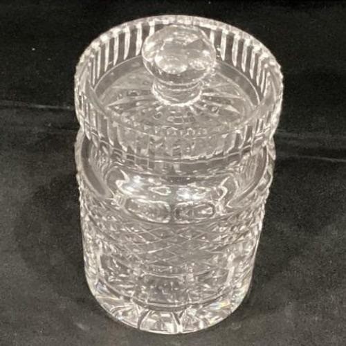 Waterford Crystal Alana Preserve Condiment Jar with Lid 4.25″