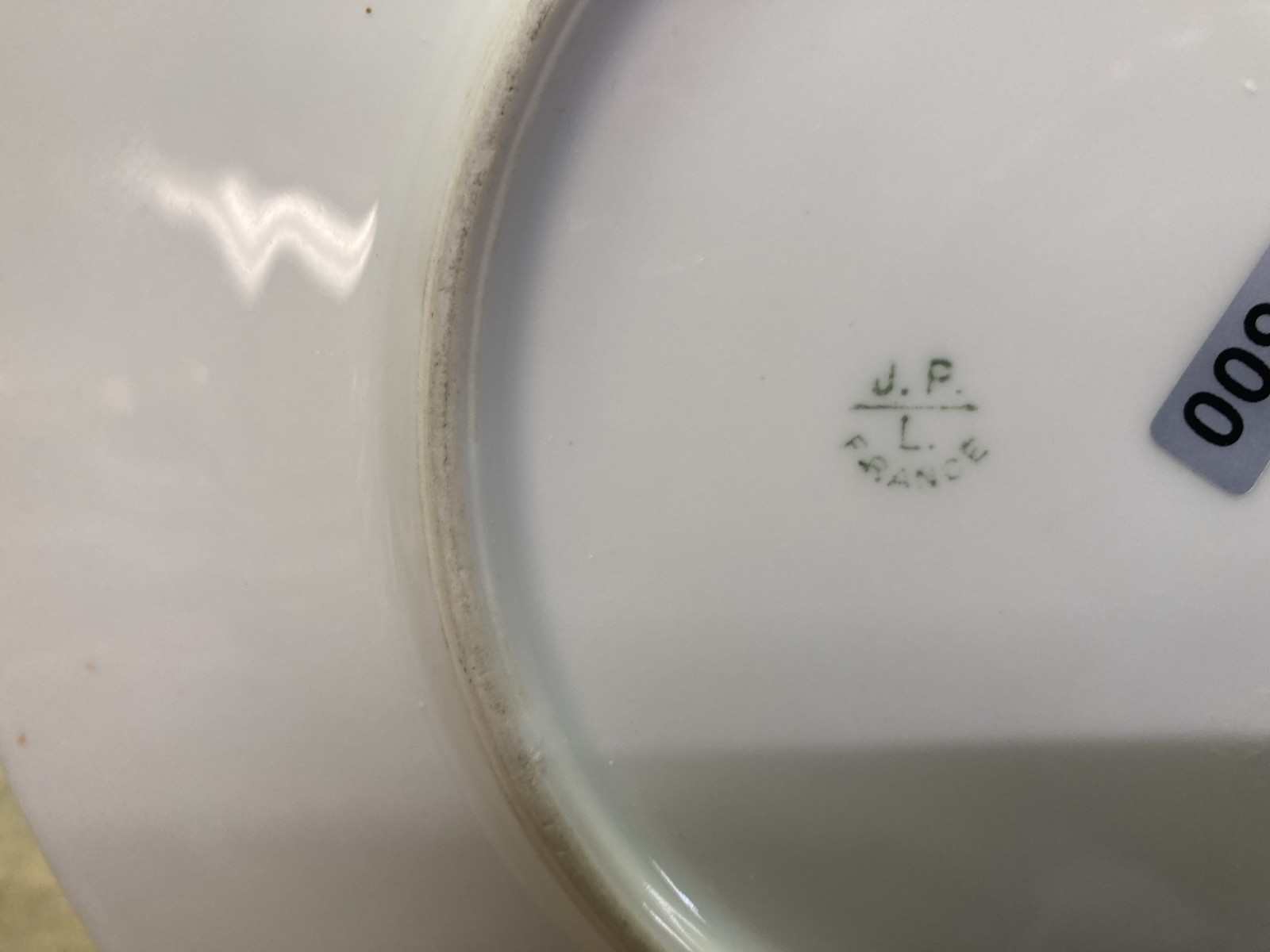 Antique Hand Painted J P Limoges / Pickard China Plate / Roses / Hessler