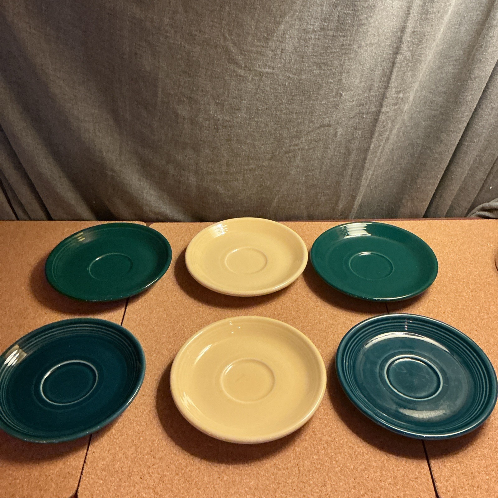Homer Laughlin Fiesta Fiestaware Plates Yellow, Blue, Green Color 1990s – 00s