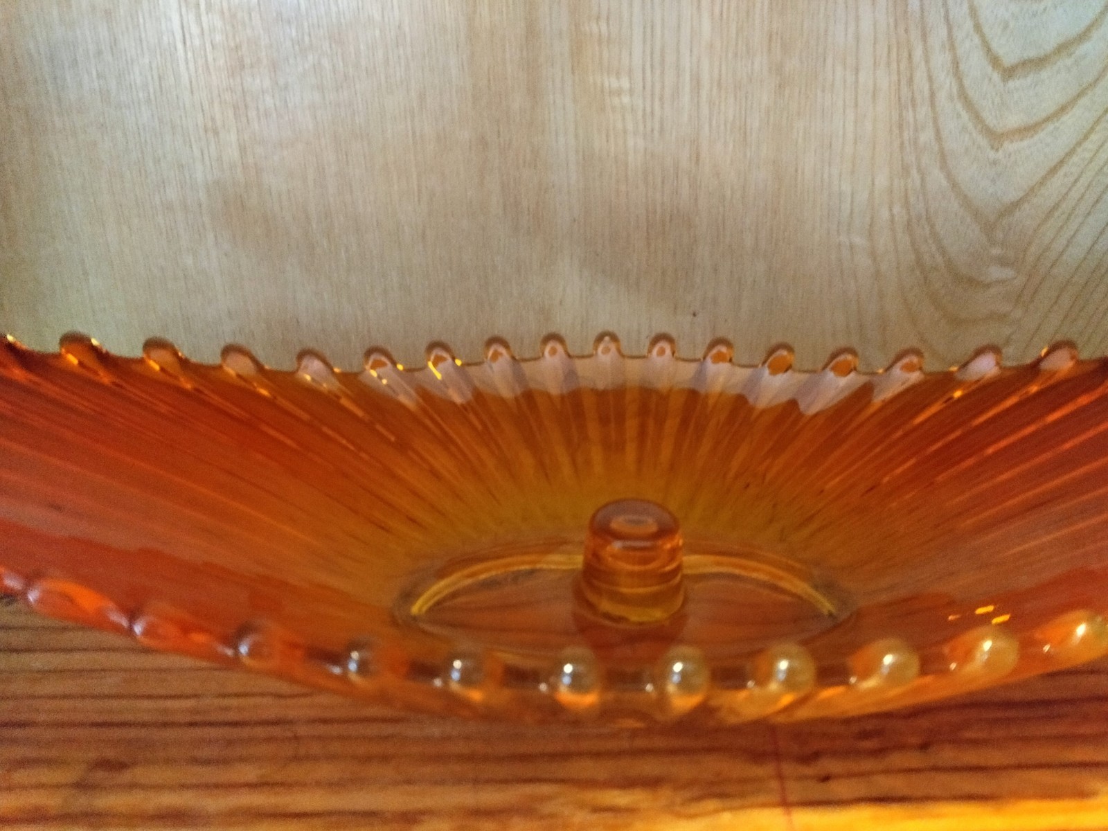 Fostoria Heirloom Orange Bittersweet MCM Oval Bowl 12 1/2″