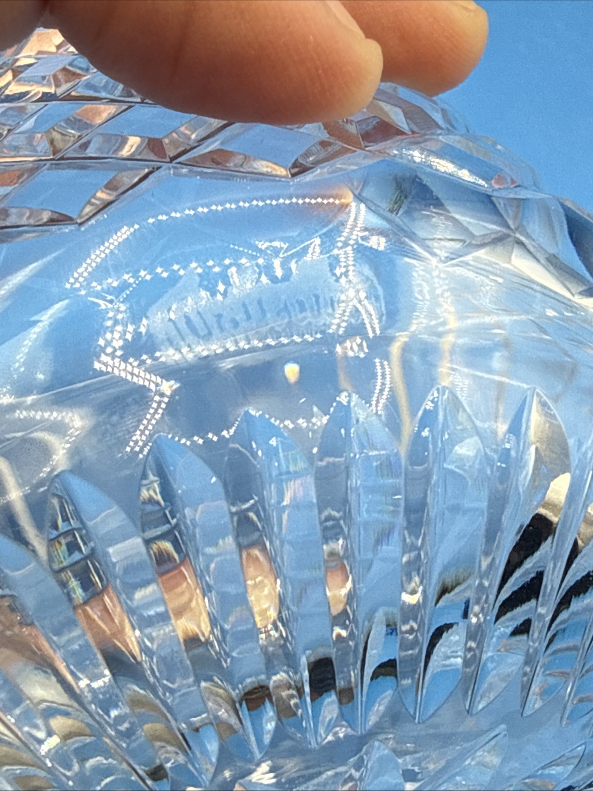 Vintage Waterford Crystal “Alana” Roly Poly Glasses; Set of 2