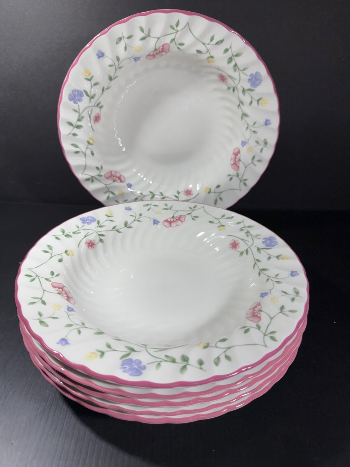 Set of 6 Johnson Bros 8-3/8″ Summer Chintz Soup Dishes New with Tags