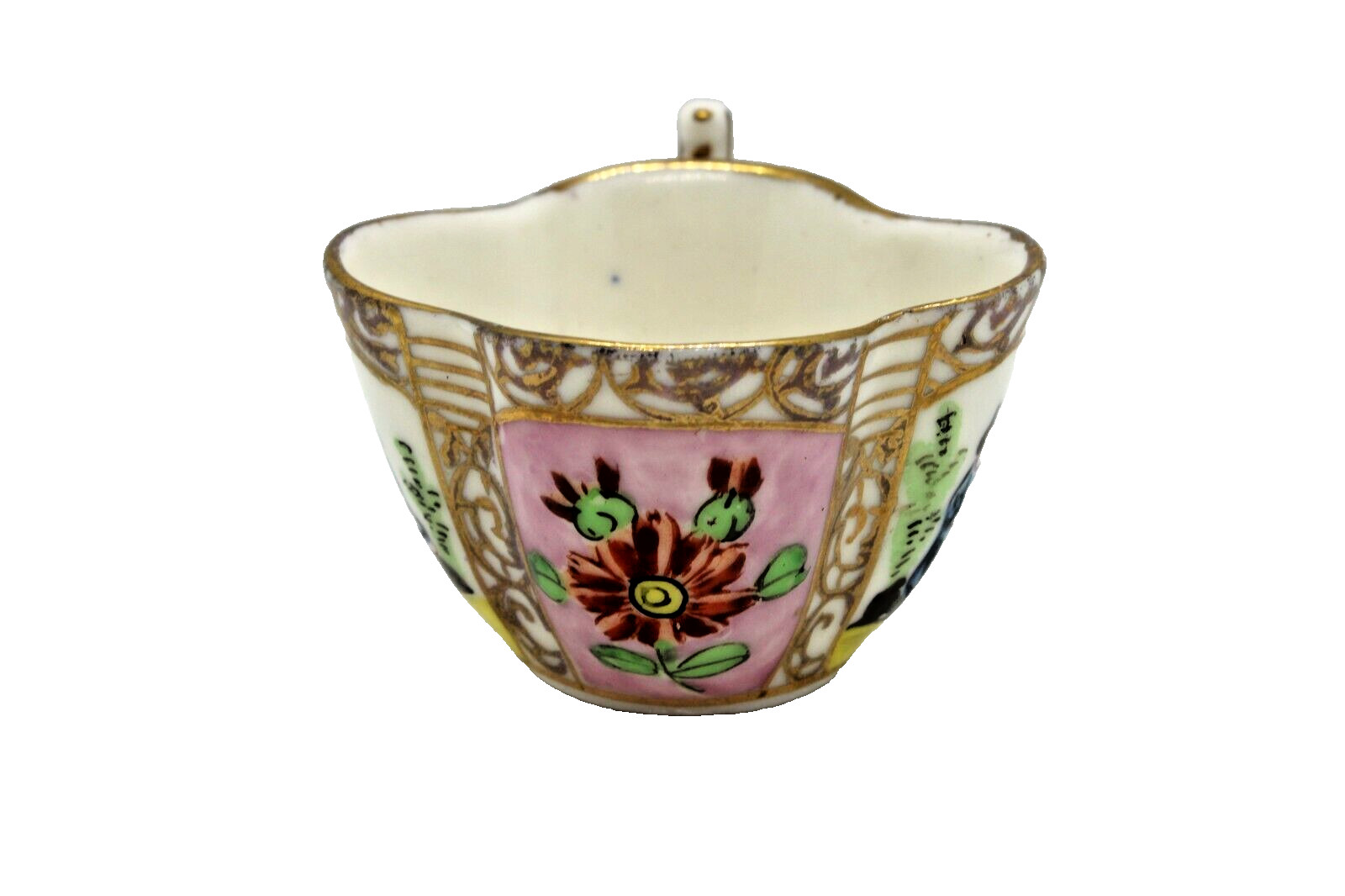 Hokutosha Fine China Tea Cup & Saucer Hand Decorated Made in Occupied Japan