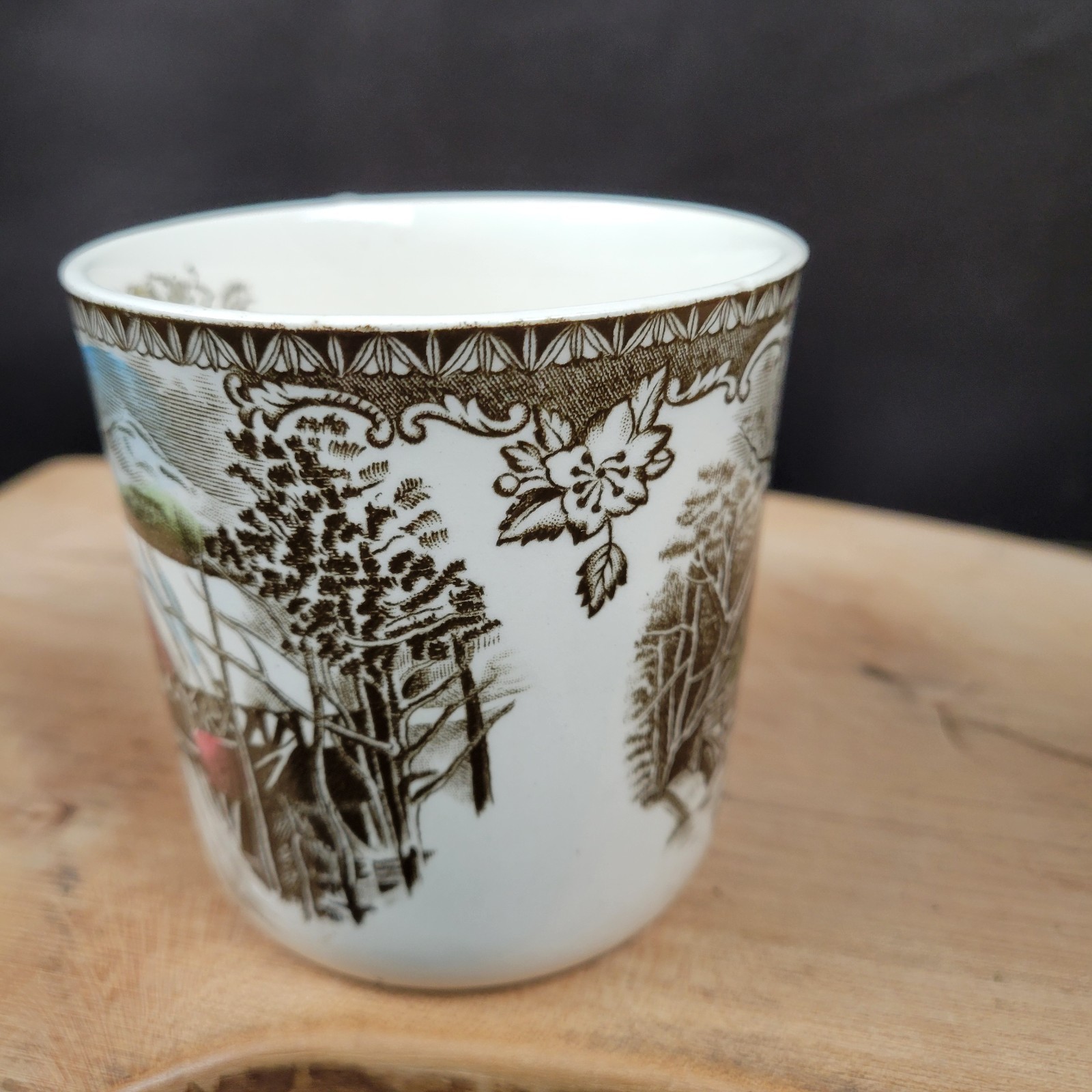 Johnson Brothers Friendly Village Covered Bridge Mug Cup Coffee Tea England