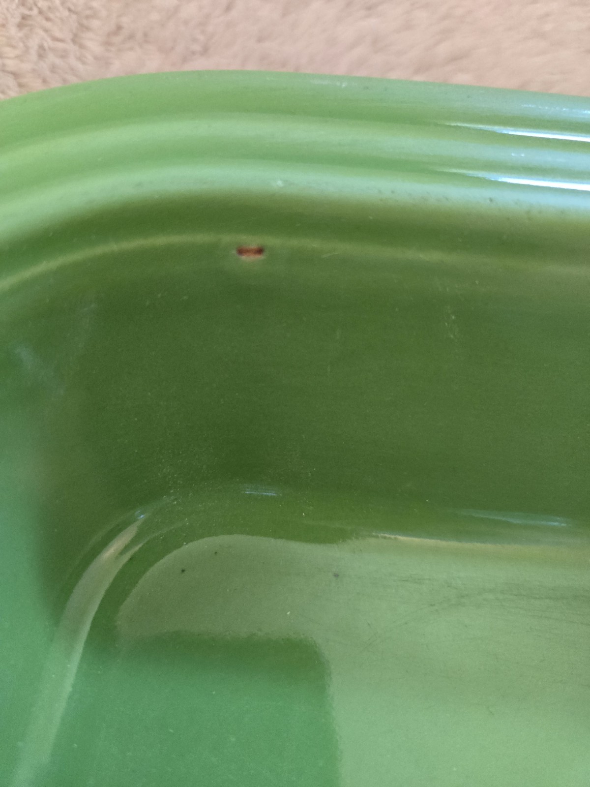 HLC Fiestaware 9in Square Baking Dish Shamrock Green USED
