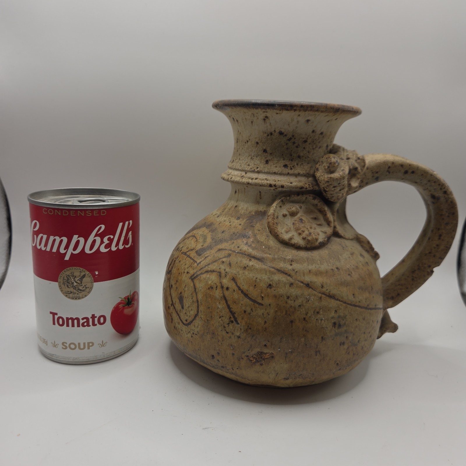 Vintage Studio Art Pottery JOHN SCHULPS Vessel 6.5in
