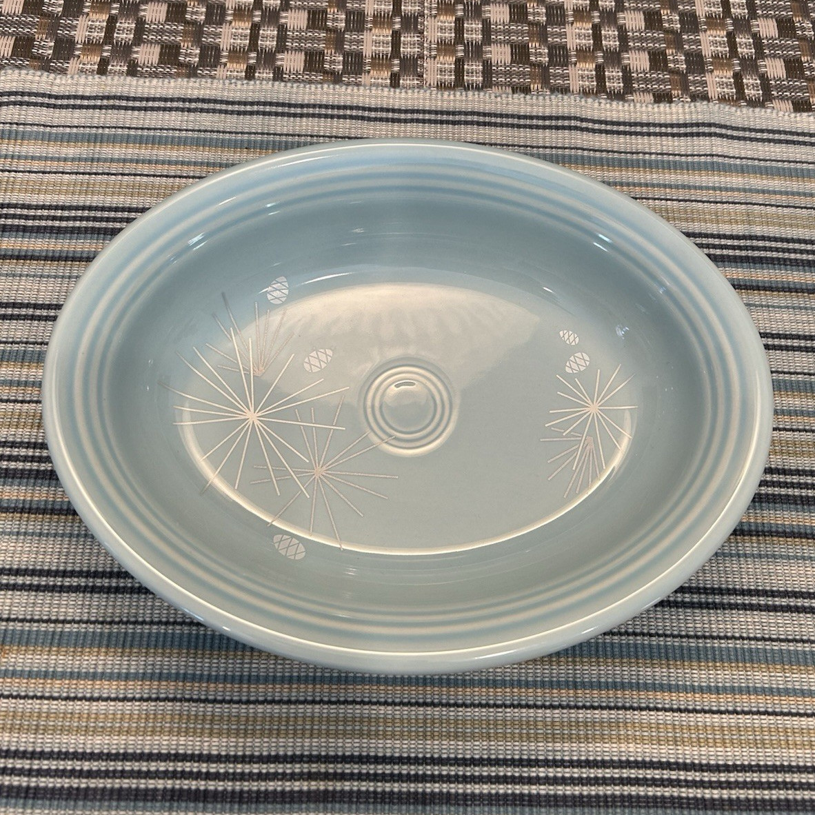 Fiesta HLCCA Conference Oval Vegetable Bowl “Atomic Pine” 2026 Centerpiece NEW!