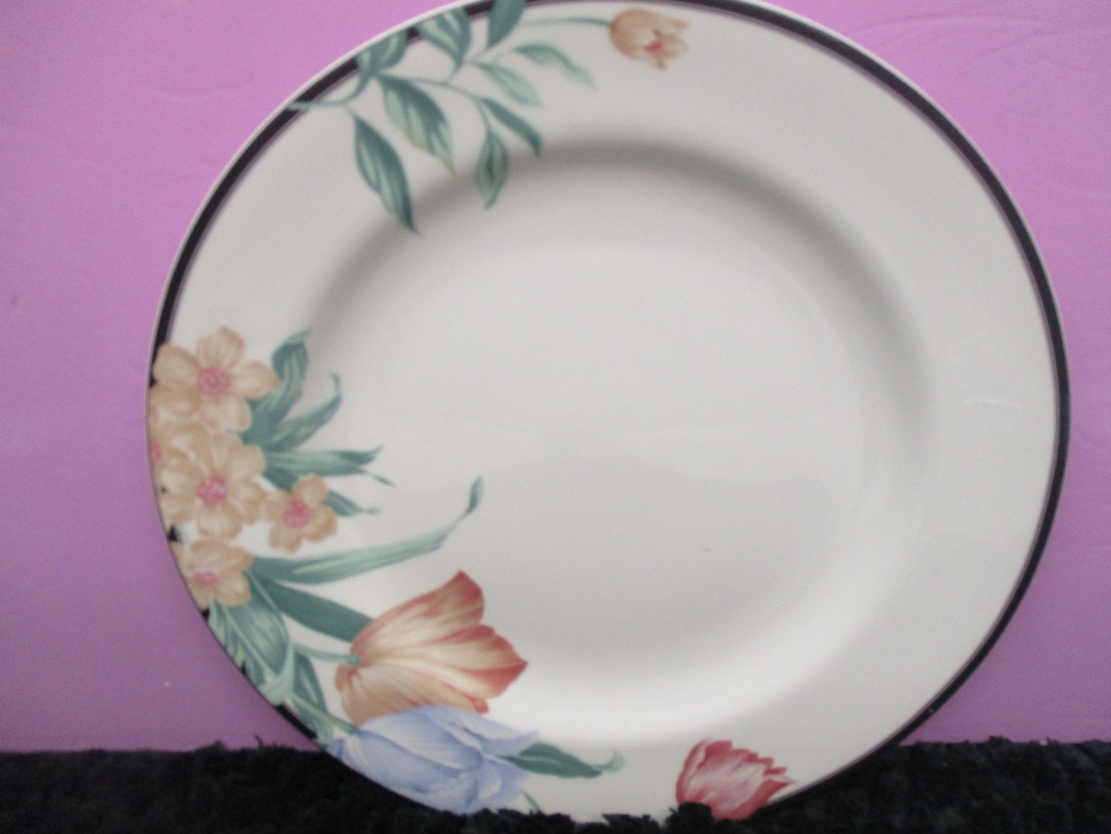 Vtg Mismatched China Dinner Plates & Salad Plates~10pc~Colorful~ Beautiful
