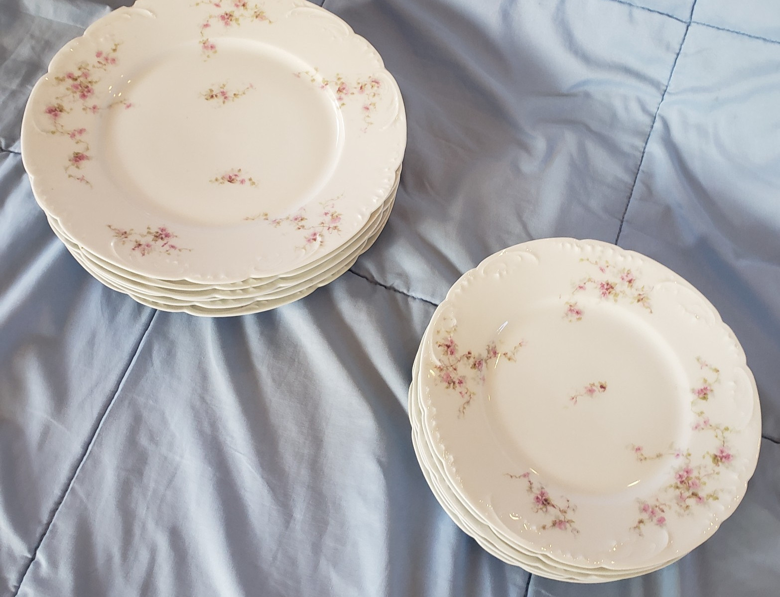 Theodore Haviland Limoges France Set of 12 Antique Plates French Porcelain