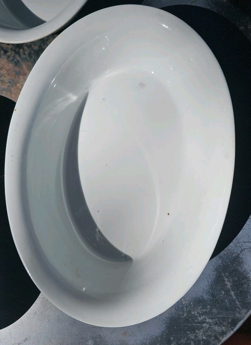 Mellor English White set of 4,serving bowls,Antique, 1850-1899, RARE