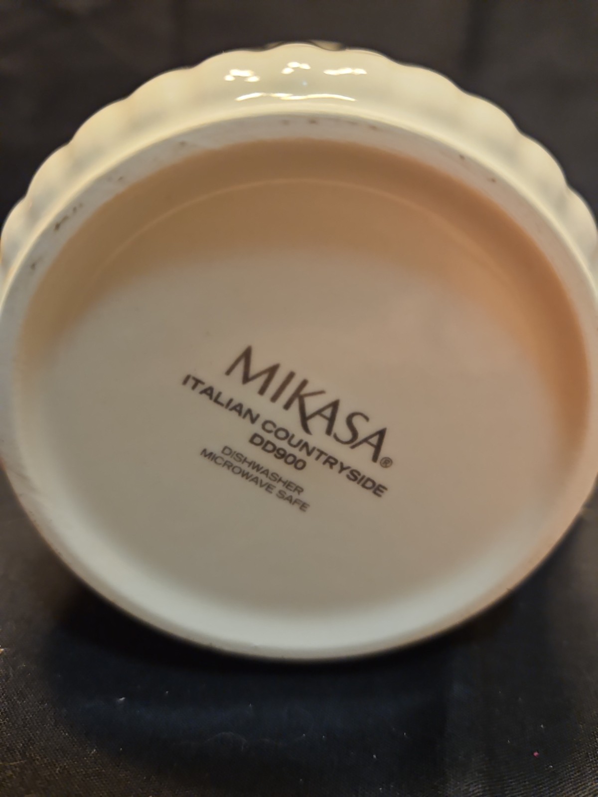 Mikasa ITALIAN COUNTRYSIDE Mug With Ribbed Design & Decorative Border Set Of 3