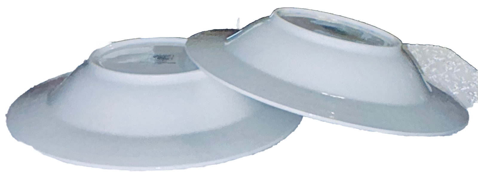 CLASSIC MIKASA CASSANDRA GOURMET BASICS White Grannycore Coupe Bowl Set Of 2