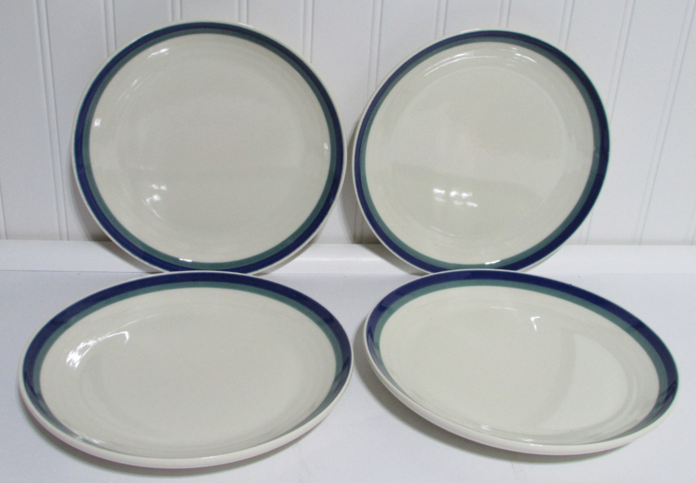Pfaltzgraff Northwinds 8.5″ Lunch Luncheon Plates Set of 4 Rare USA