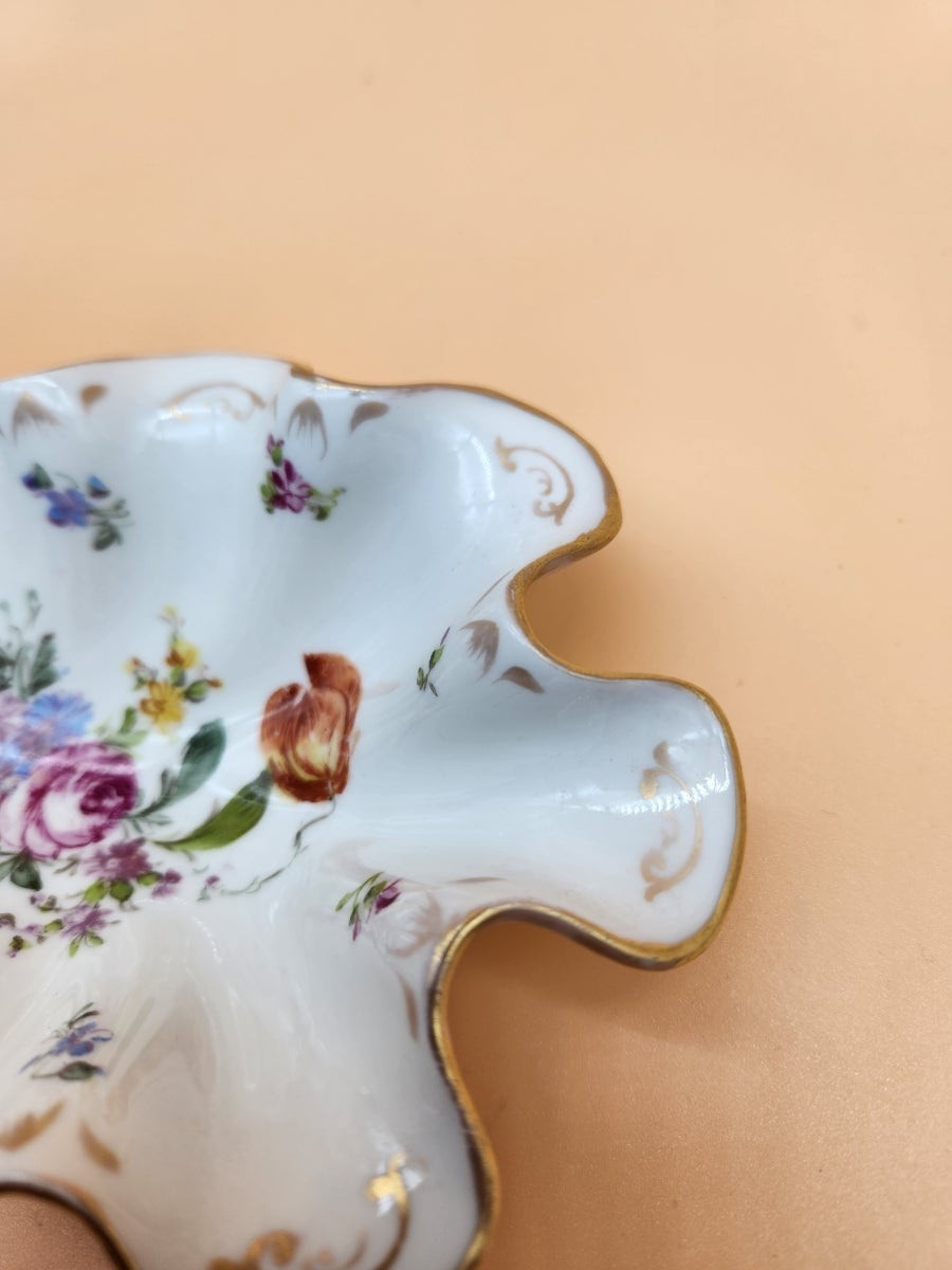 France floral candy server