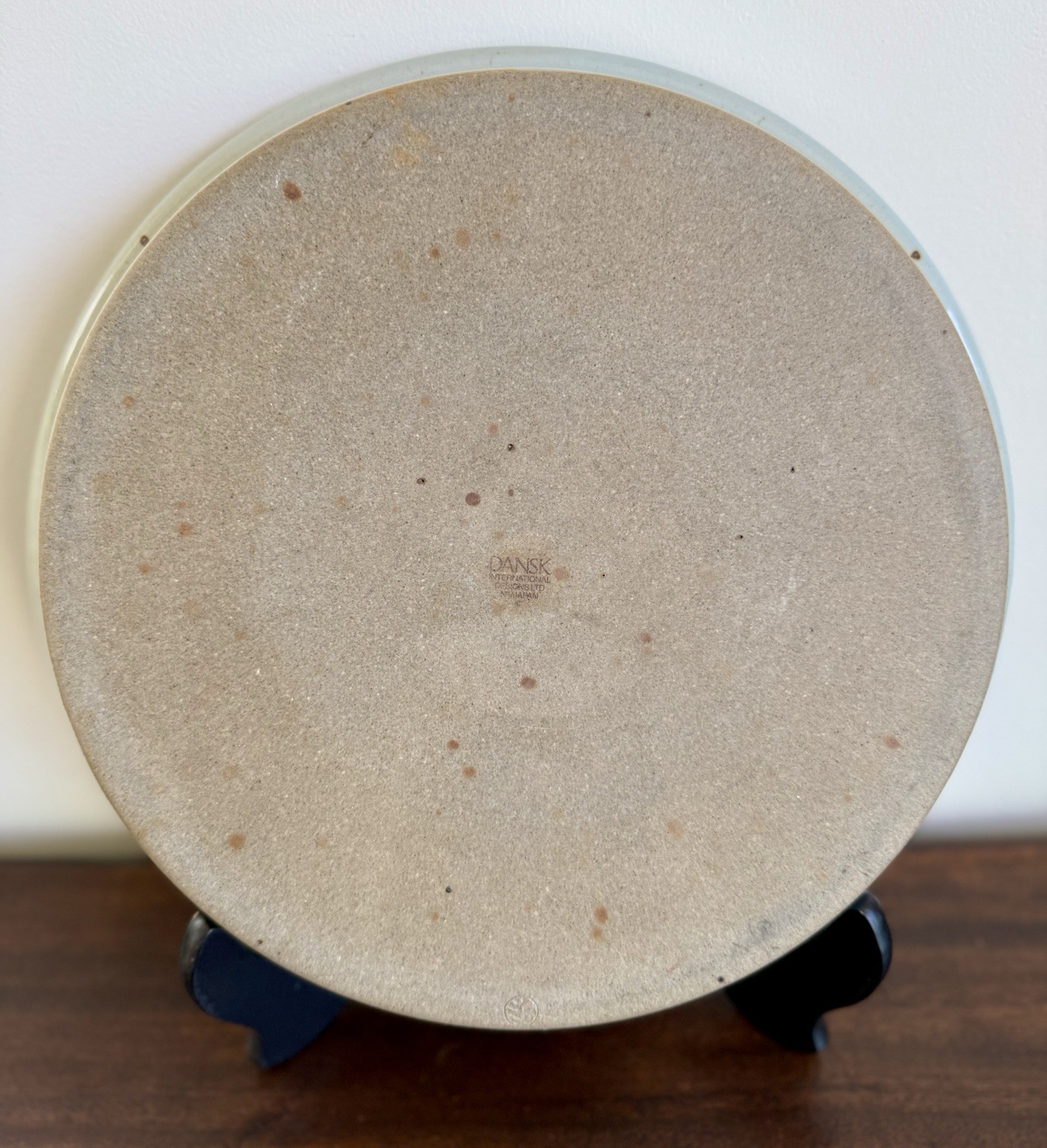 Dansk Japan 11 3/4” Blue Mist Chop Plate, Vintage, Pre Owned