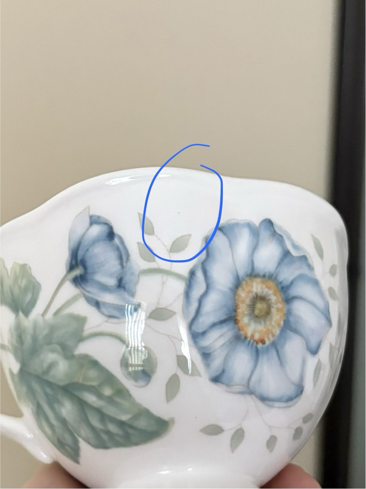 Lenox Floral Butterfly Bee Cups and Saucers Teacups Set of 3