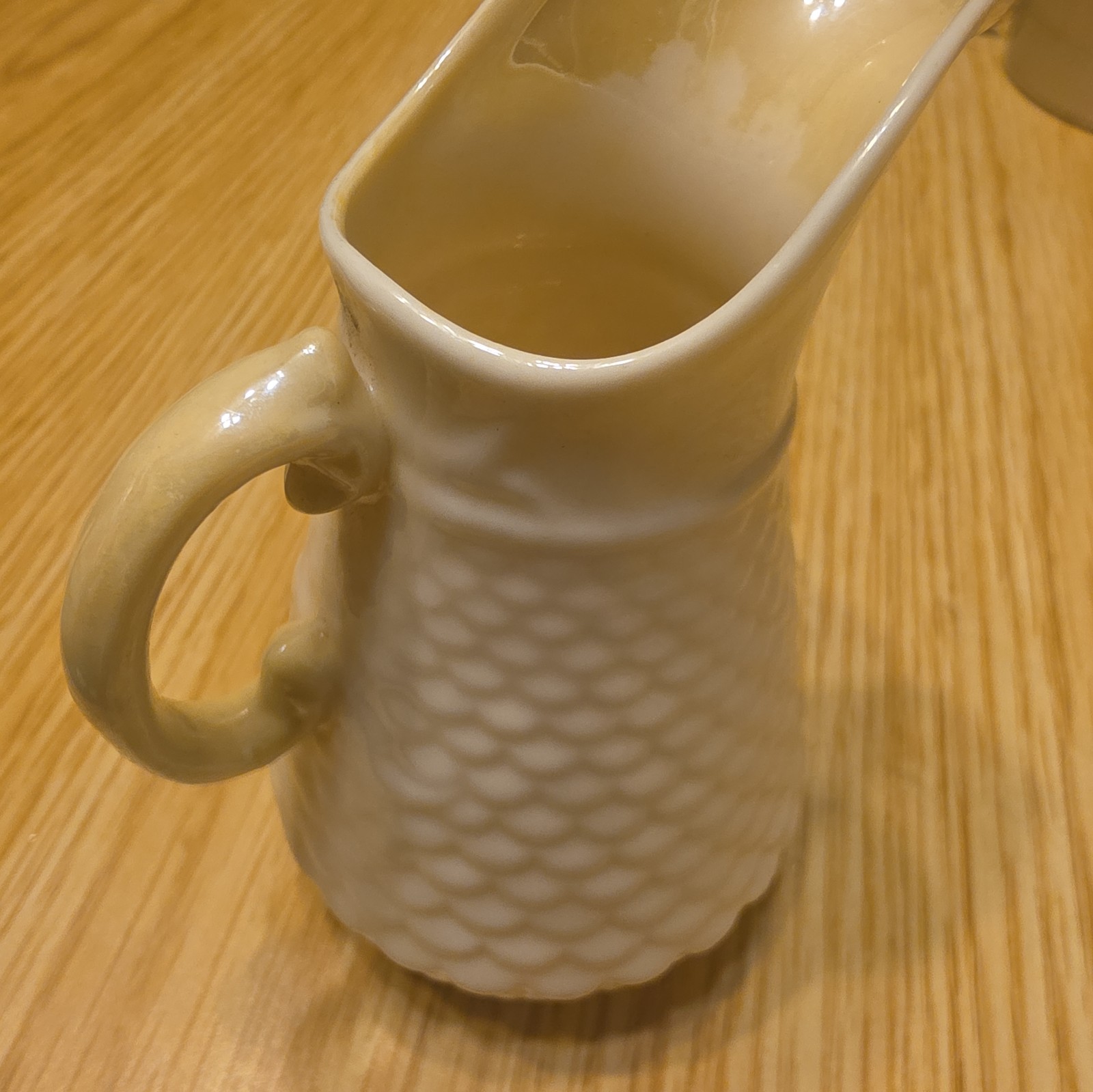 Vintage Belleek Ireland Porcelain Creamer