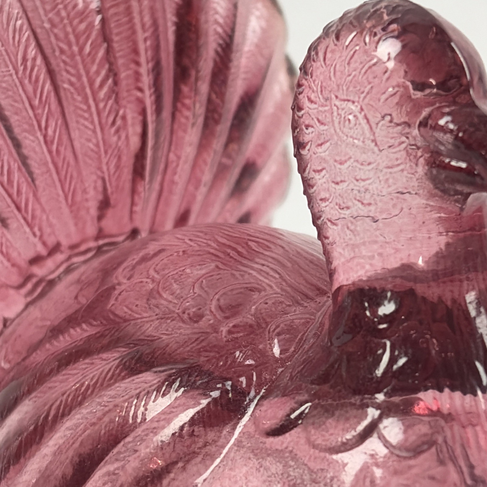 Turkey Bird On Nest Cranberry Indiana Glass Small Candy Dish – 4½” Tall