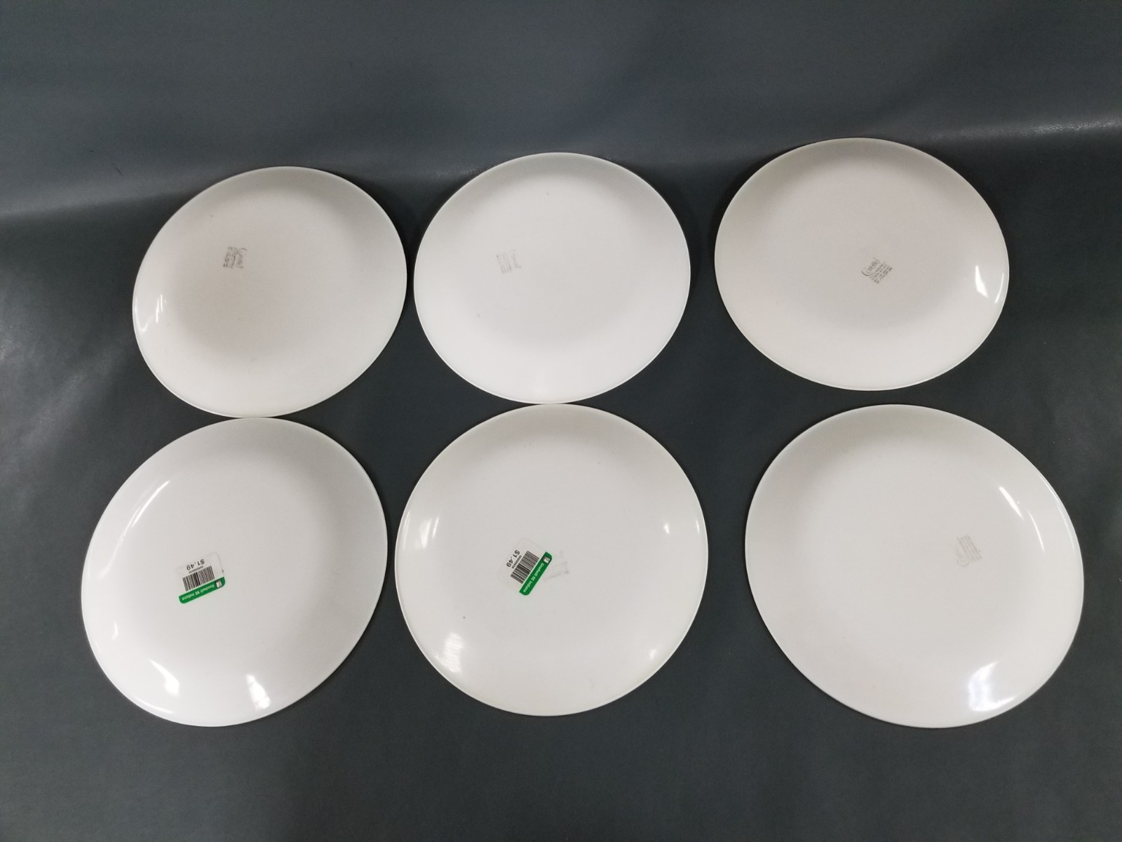 VTG Set 6 Corelle Corning USA 8.5″ Luncheon Plates Windsor Rose Pink Floral