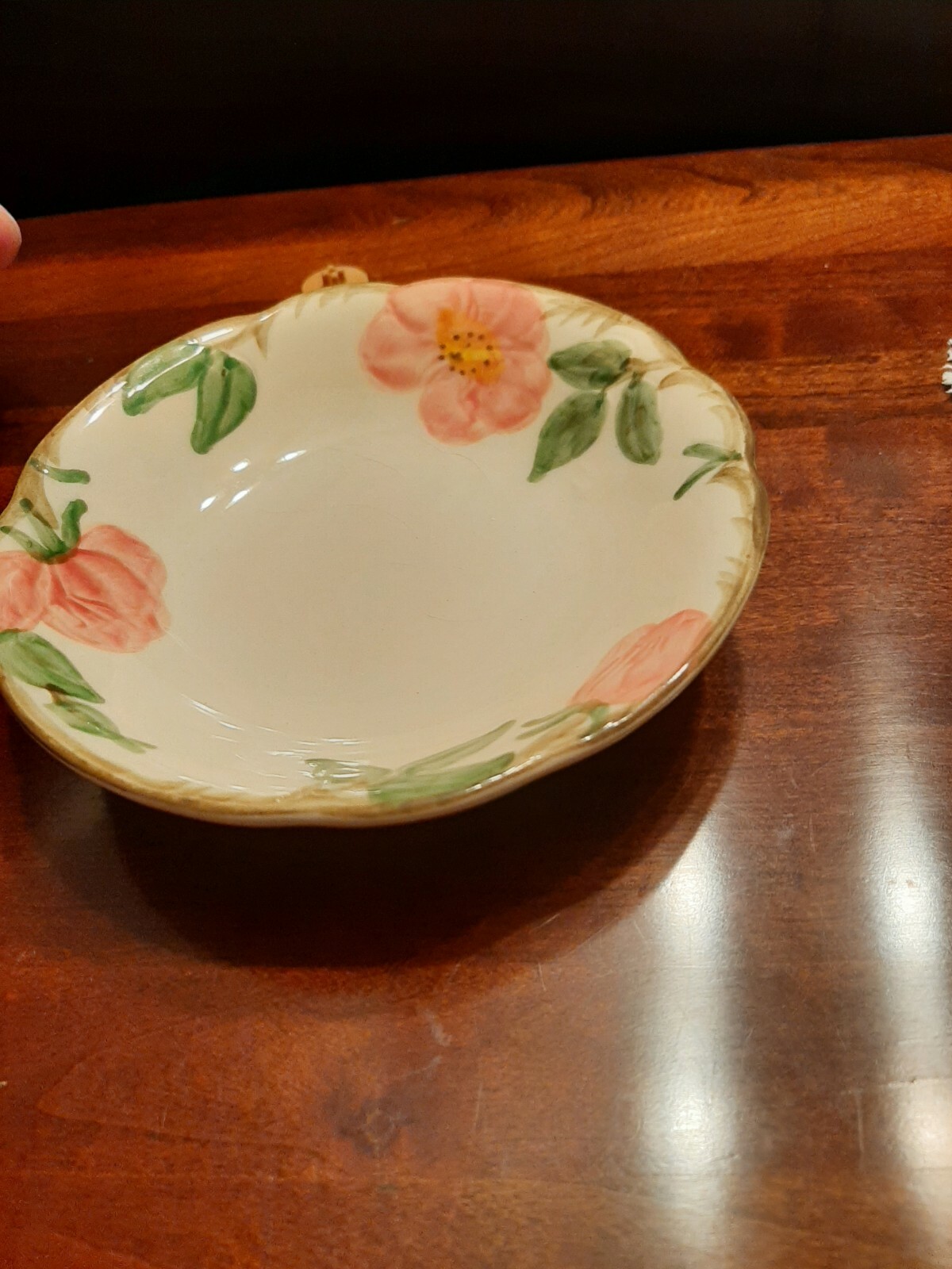 Vintage Franciscan Desert Rose Dessert Dish 5 1/8 Inches By W 1 Inch USA 50 year